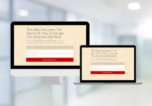 Red Style Responsive HTML Mobile Squeeze Page (Edition 9)