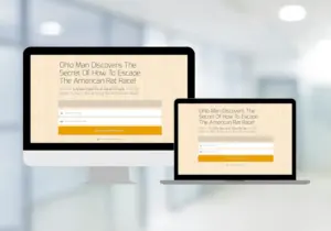 Orange Style Responsive HTML Mobile Squeeze Page (Edition 9)