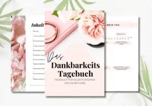 Dankbarkeitstagebuch für 31 Tage (Monat) in A4 und A5 zum bearbeiten in Canva