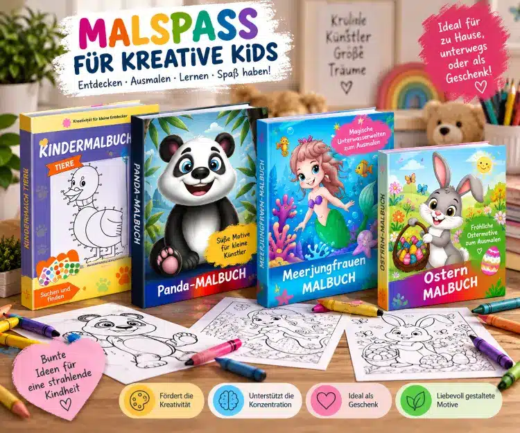 Kindermalbuch-Bundle